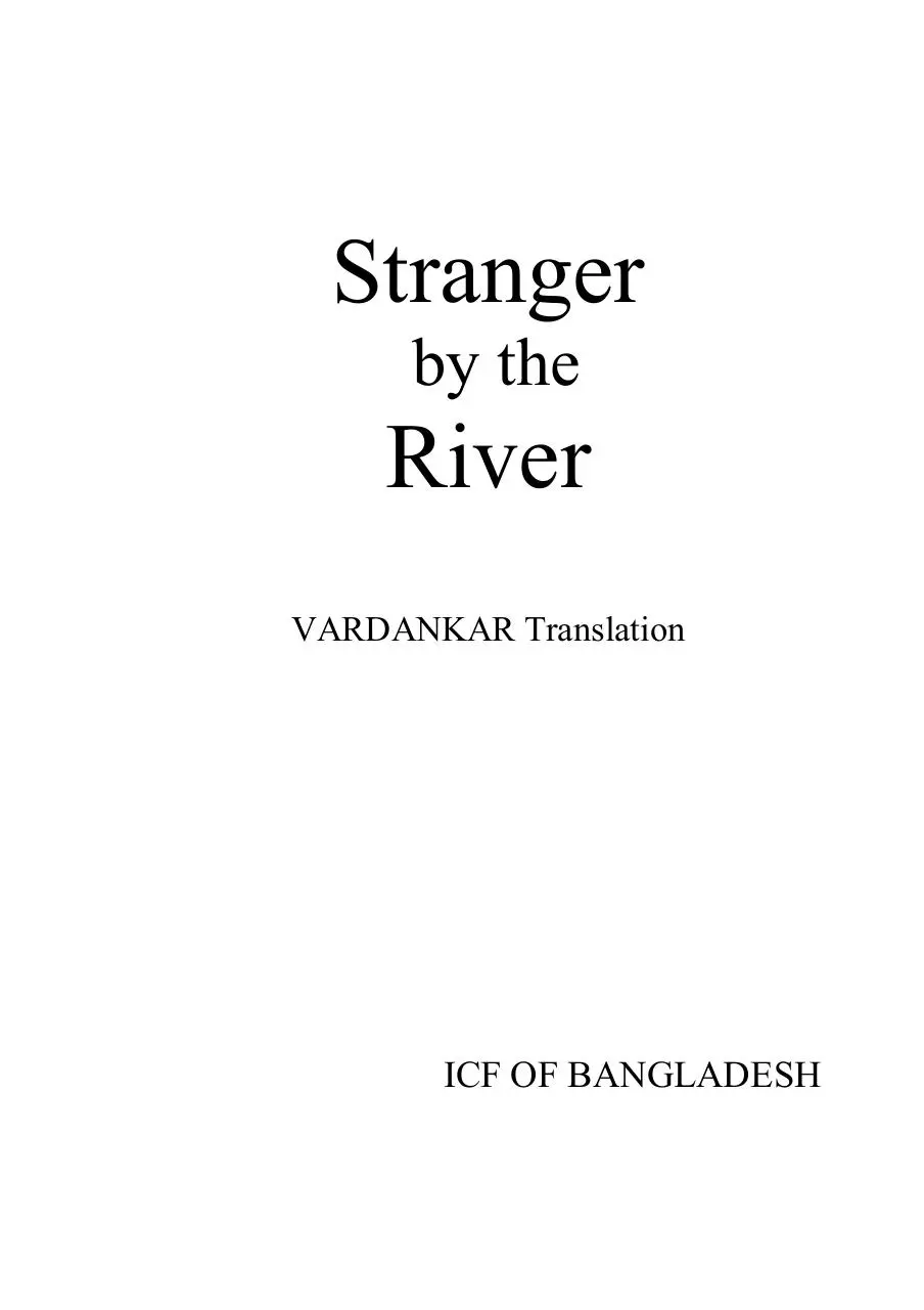 Page 1 of 178, VARDANKAR Stranger by the River