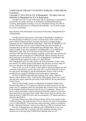 Page 2, VARDANKAR The Key To Secret Worlds