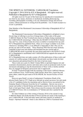 Page 2, VARDANKAR The Spiritual Notebook