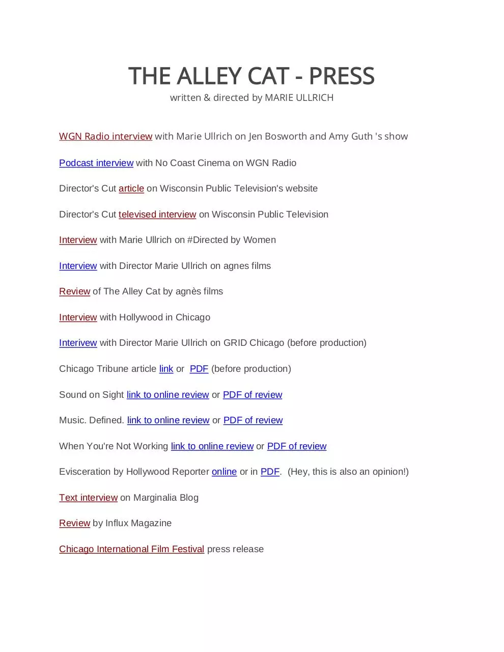 Document preview - THE ALLEY CAT PRESS.pdf - Page 1/1