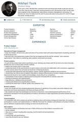 Page 1, CV — Mikhail Tsvik