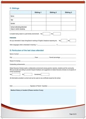 Page 2, gds hyderabad admission form B