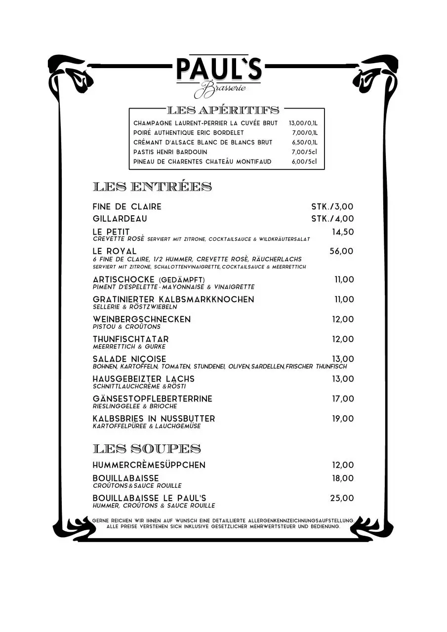 Page 2 of 3, Pauls Speisekarte komplett