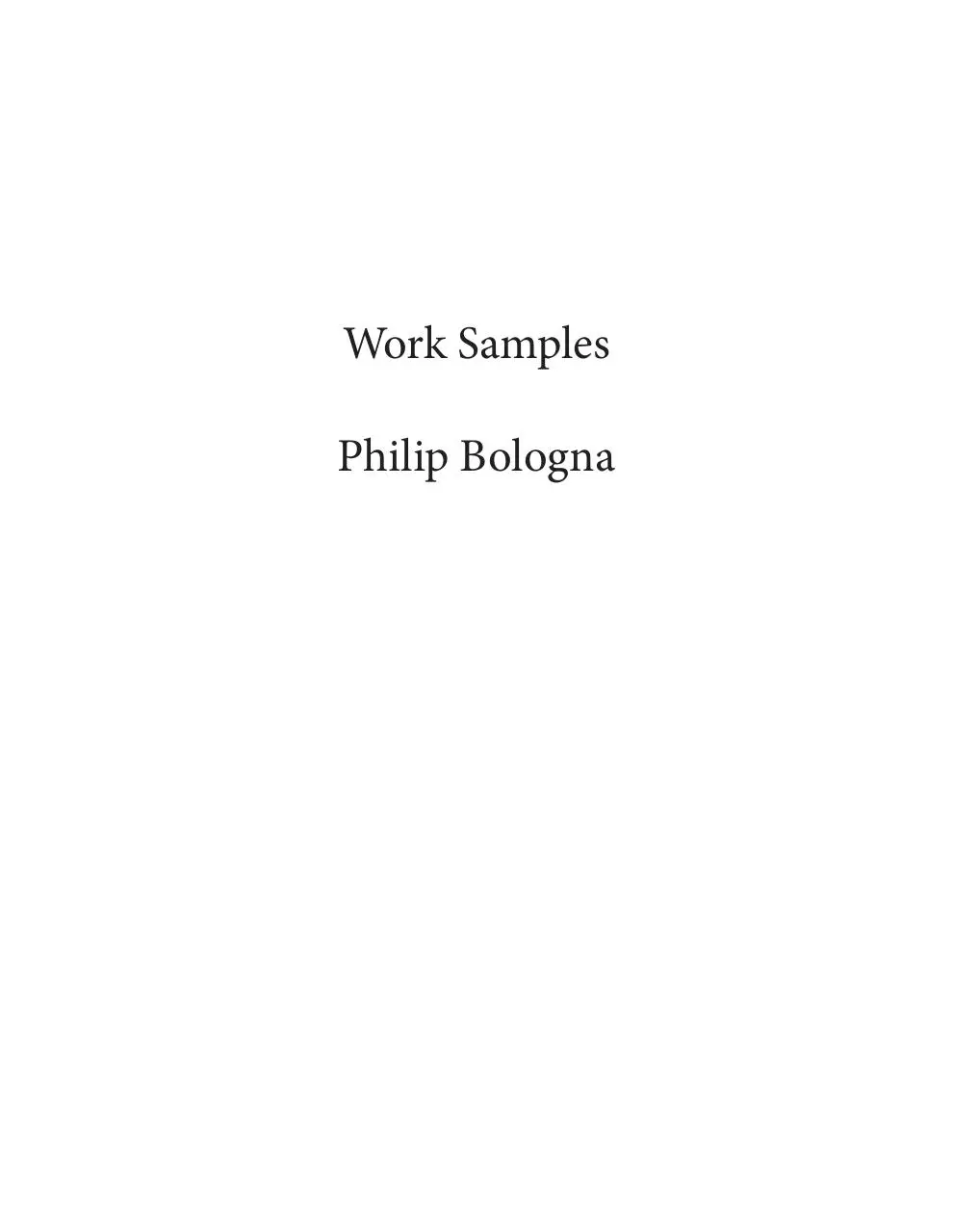 Page 1 of 25, pbologna portfolio CRS