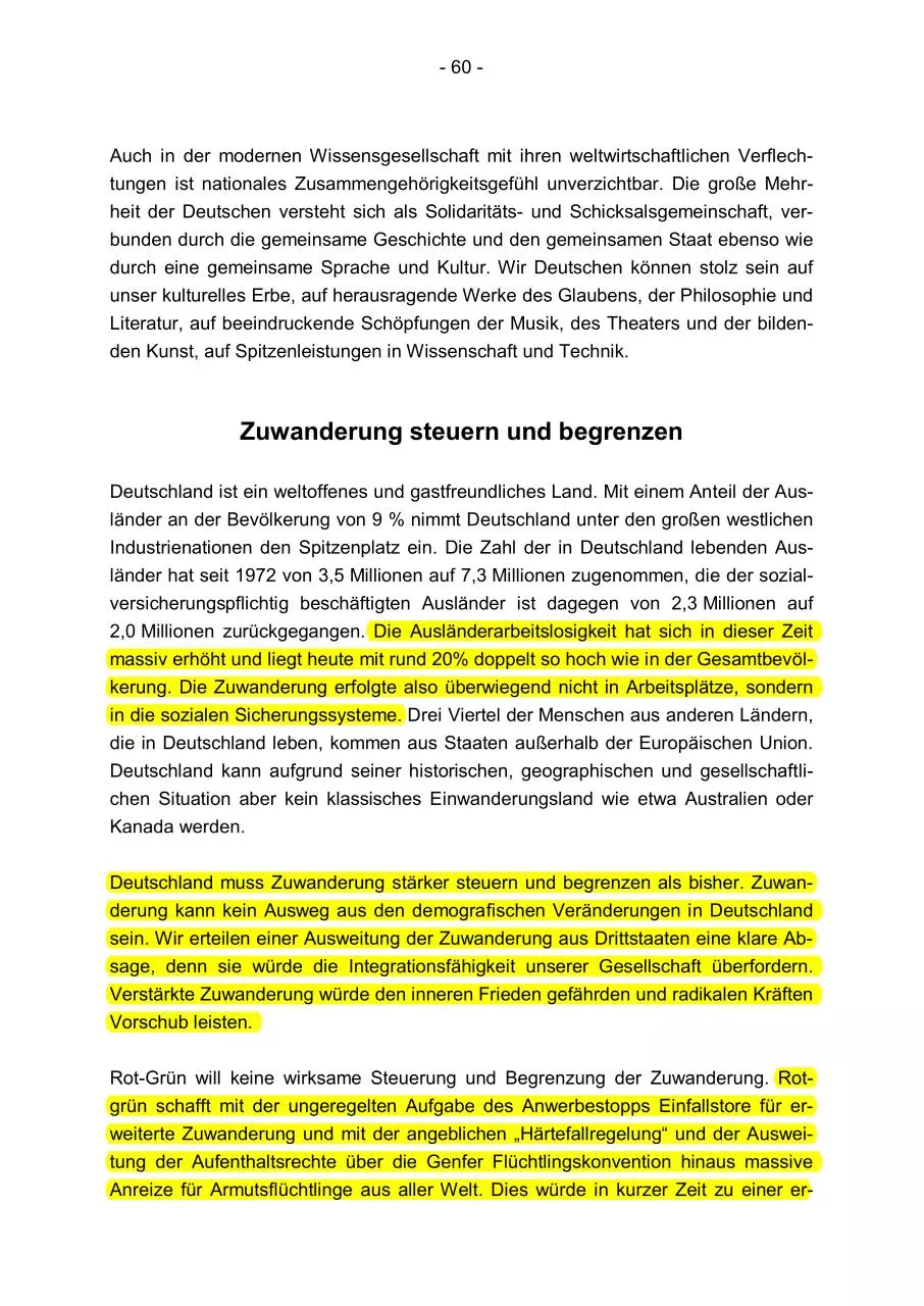Page 2 of 5, CDU 2002 Zuwanderung stoppen Integration fordern