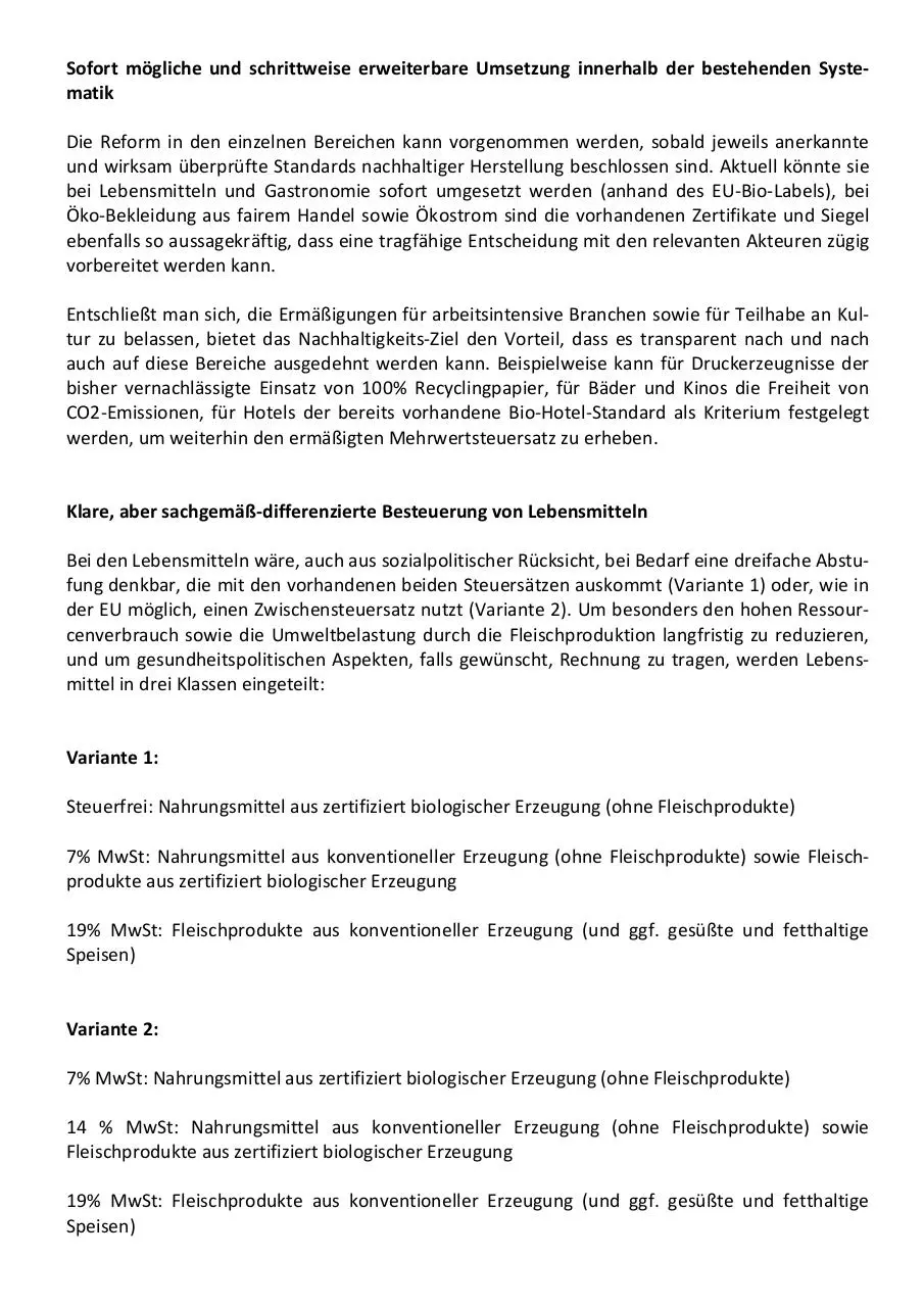 Page 2 of 4, Mehrwertsteuer sozial und ökologisch reformieren