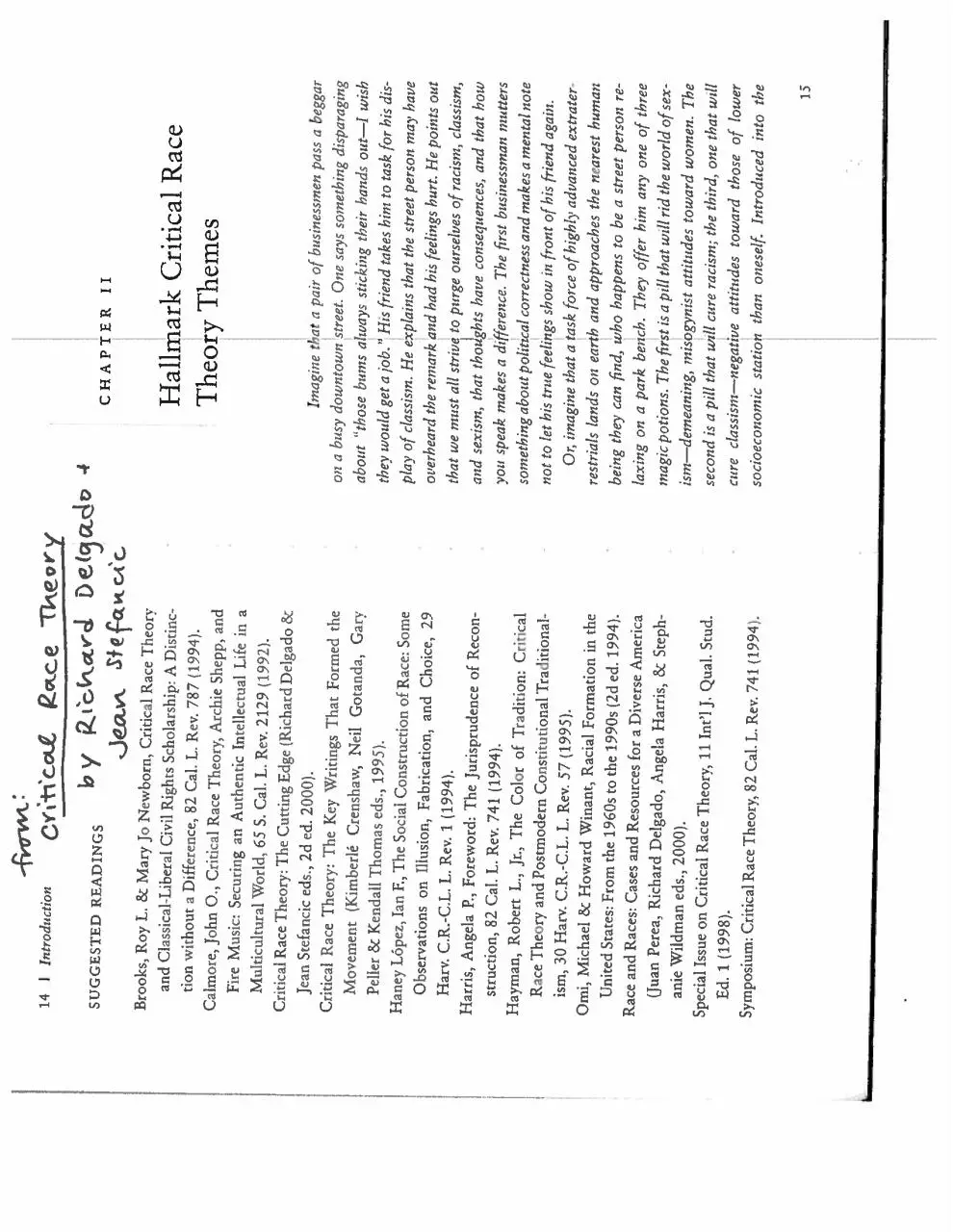 Page 1 of 6, Critical Race Theory