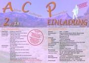 Page 1, Einladung ACP 2018