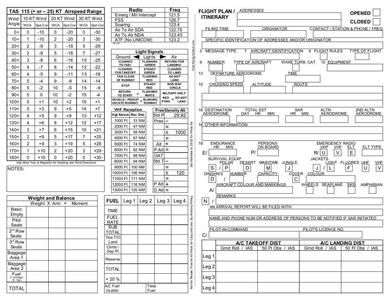 Document preview Pilling Pilot Navigation Flight Planner Canada V1.0.pdf - page 2/2