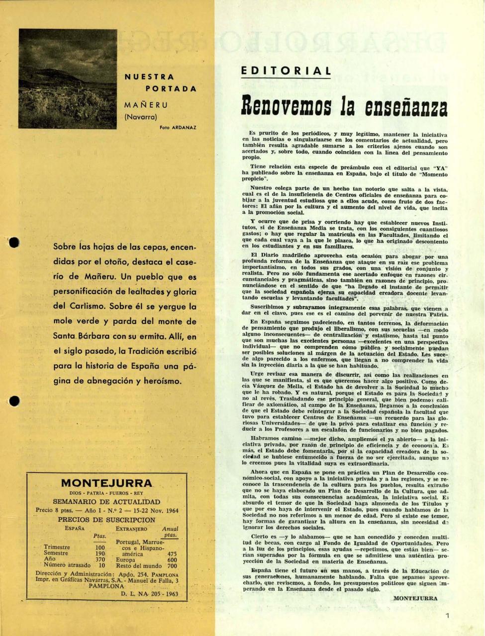 MonteJurra - Num 2 15-22 Noviembre 1964.pdf - page 3/20