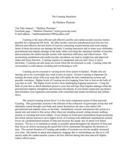 Page 1, The Coasting Manifesto