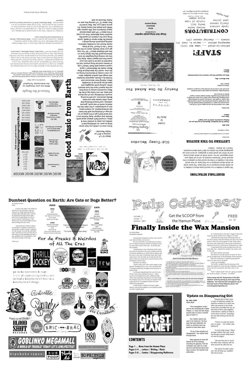 Page 1 of 1, DM Pulp Oddyssey Volume 1 Issue 3 FINAL