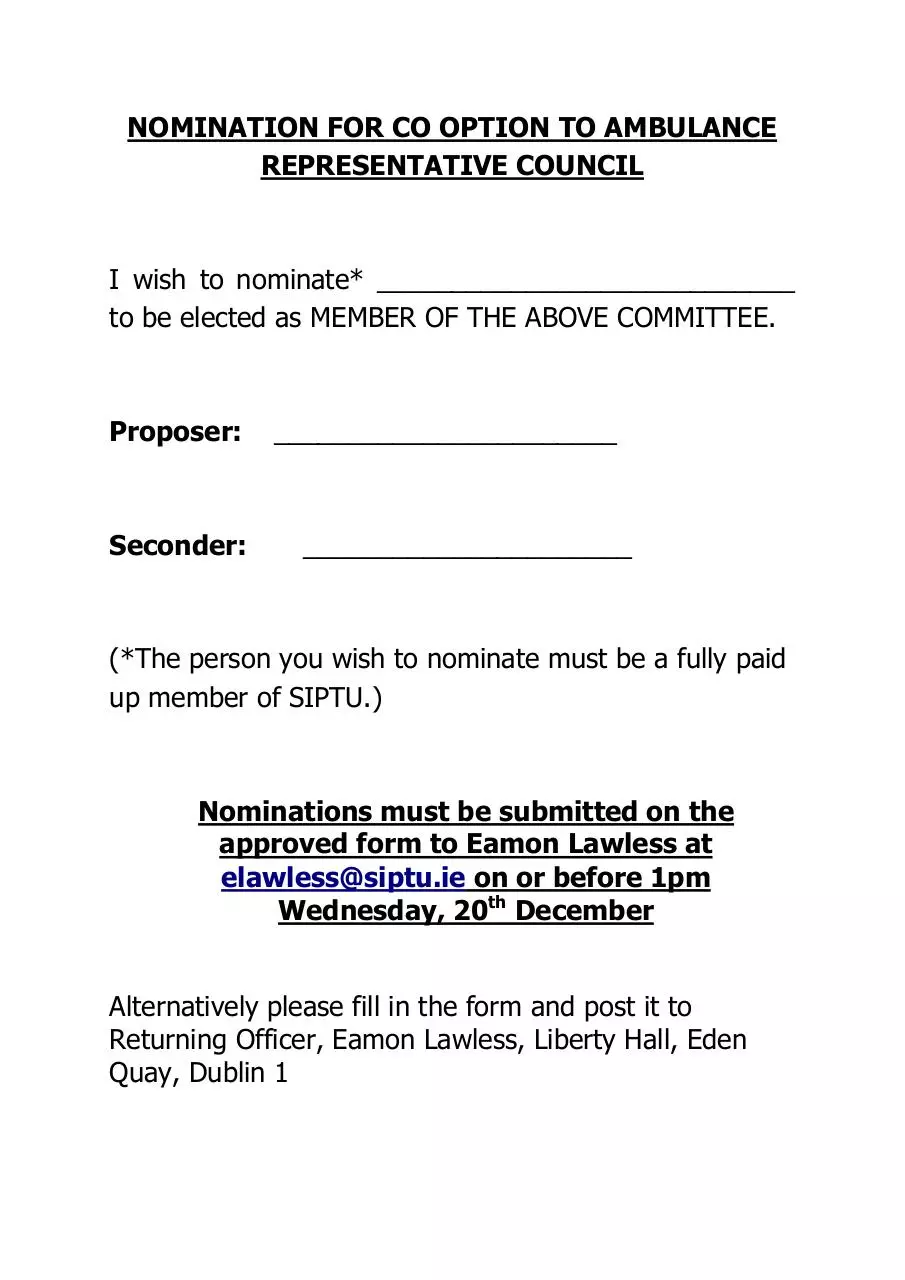Page 1 of 2, IARC Nomination Cork:Kerry