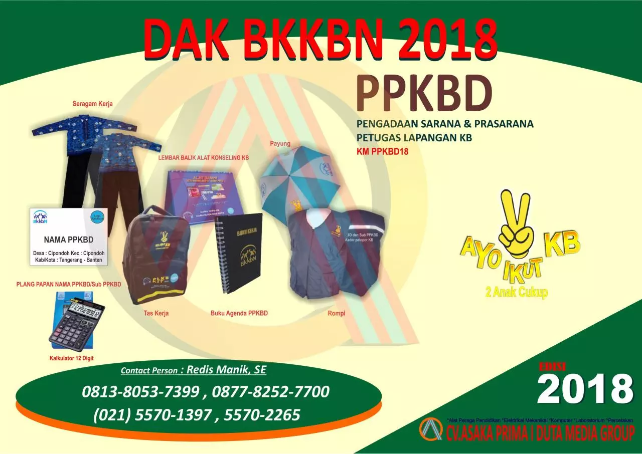 Page 1 of 1, PPKBD 2018 Produk DAK BkkbN 2018