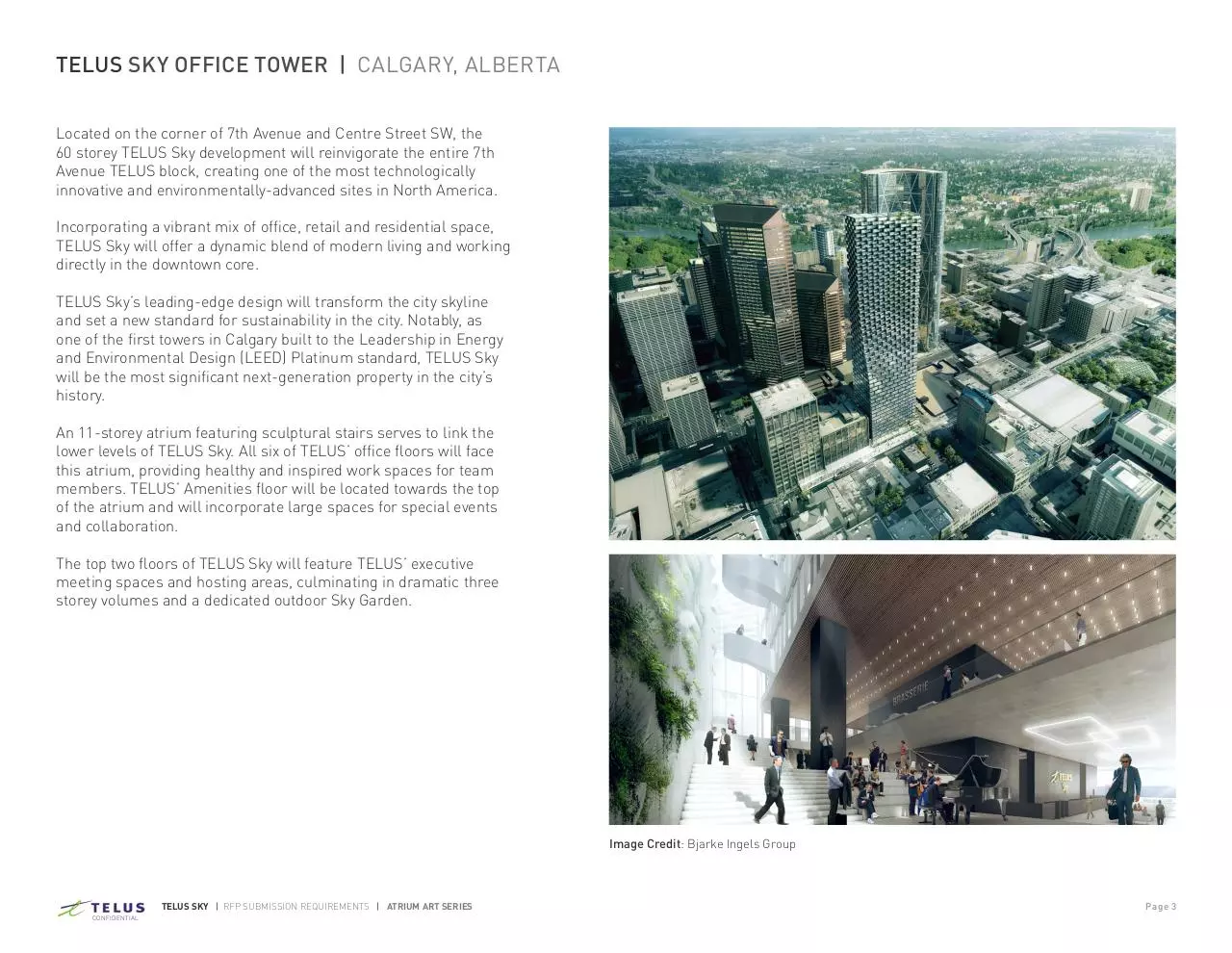 Page 3 of 15, TELUS SKY ART COMPETITION ATRIUM ART SERIES R08
