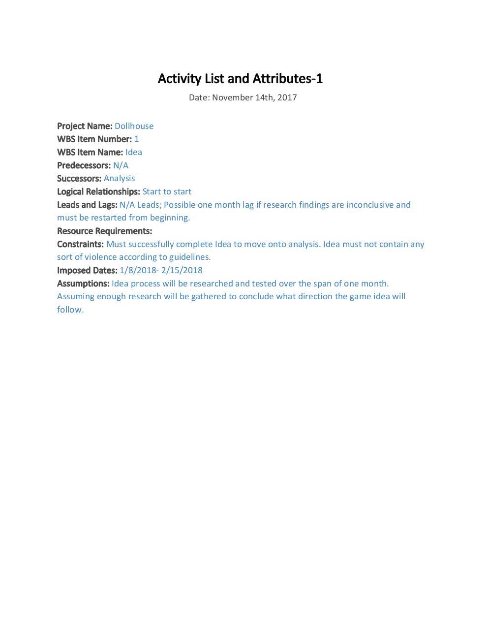 Activities list & Attributes_Resourcerequirements.pdf - page 1/167