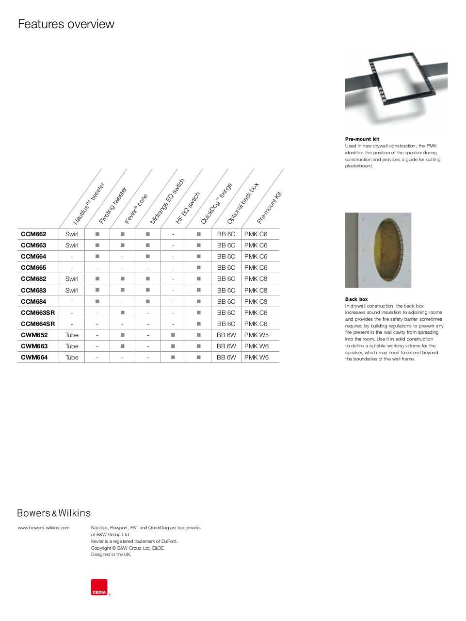 Document preview B&W CI600 Series Brochure.pdf - page 5/5