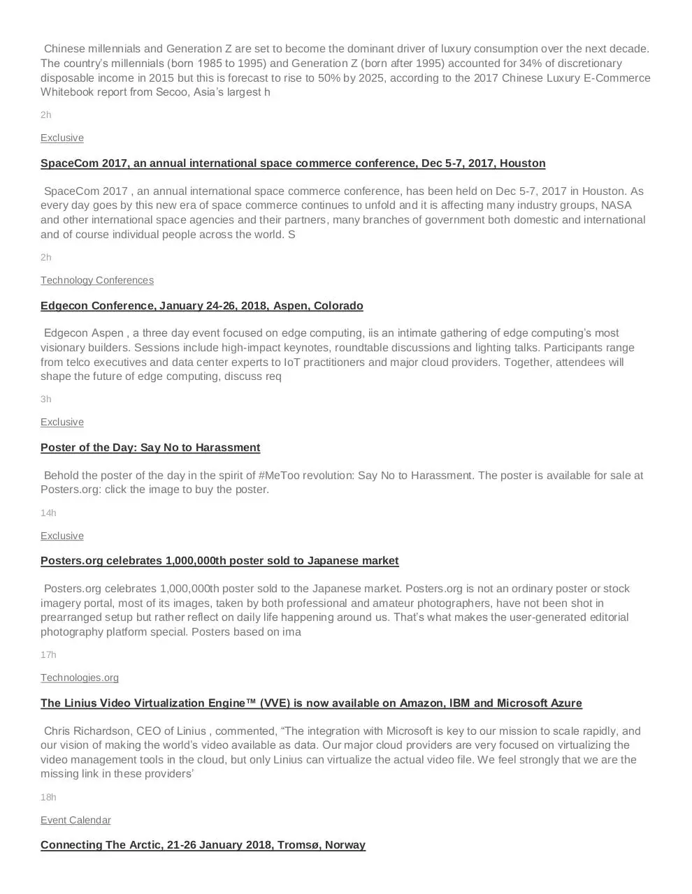 Page 2 of 14, Event Digest December 2017