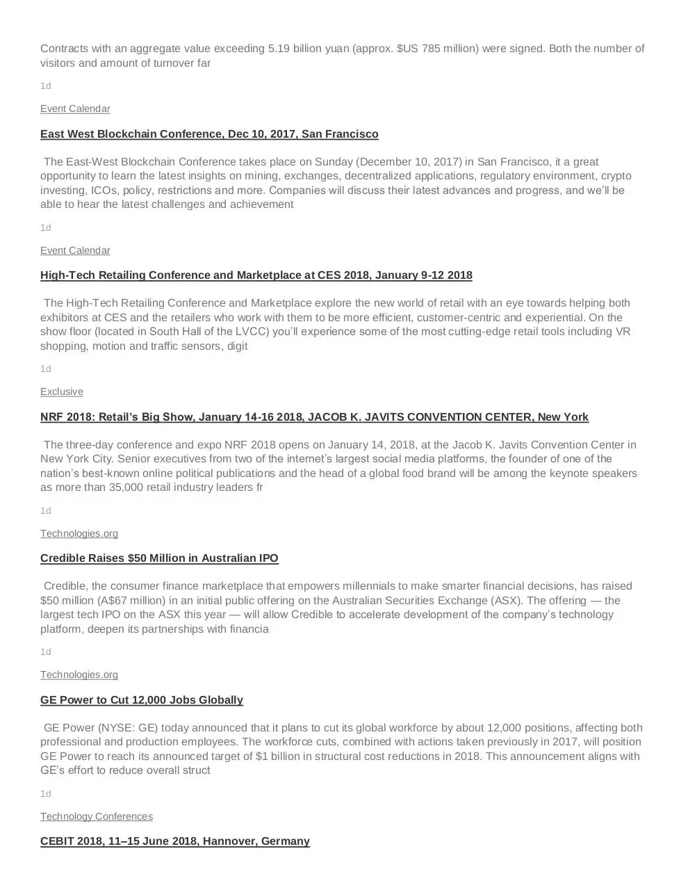 Page 5 of 14, Event Digest December 2017
