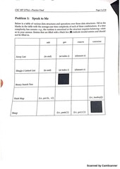 Page 1, CS 207 Practice Final
