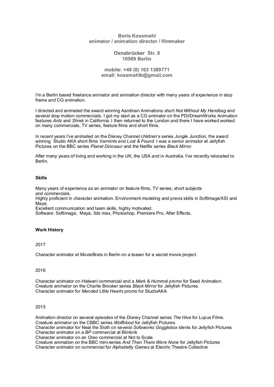 Page 1 of 3, CV 2017