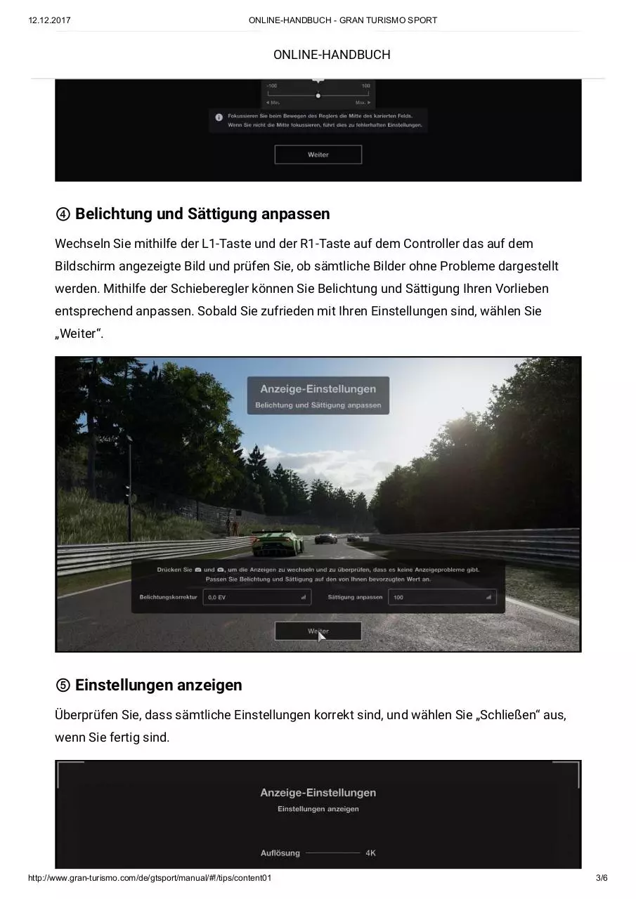 Page 3 of 243, Gran Turismo Sport Handbuch