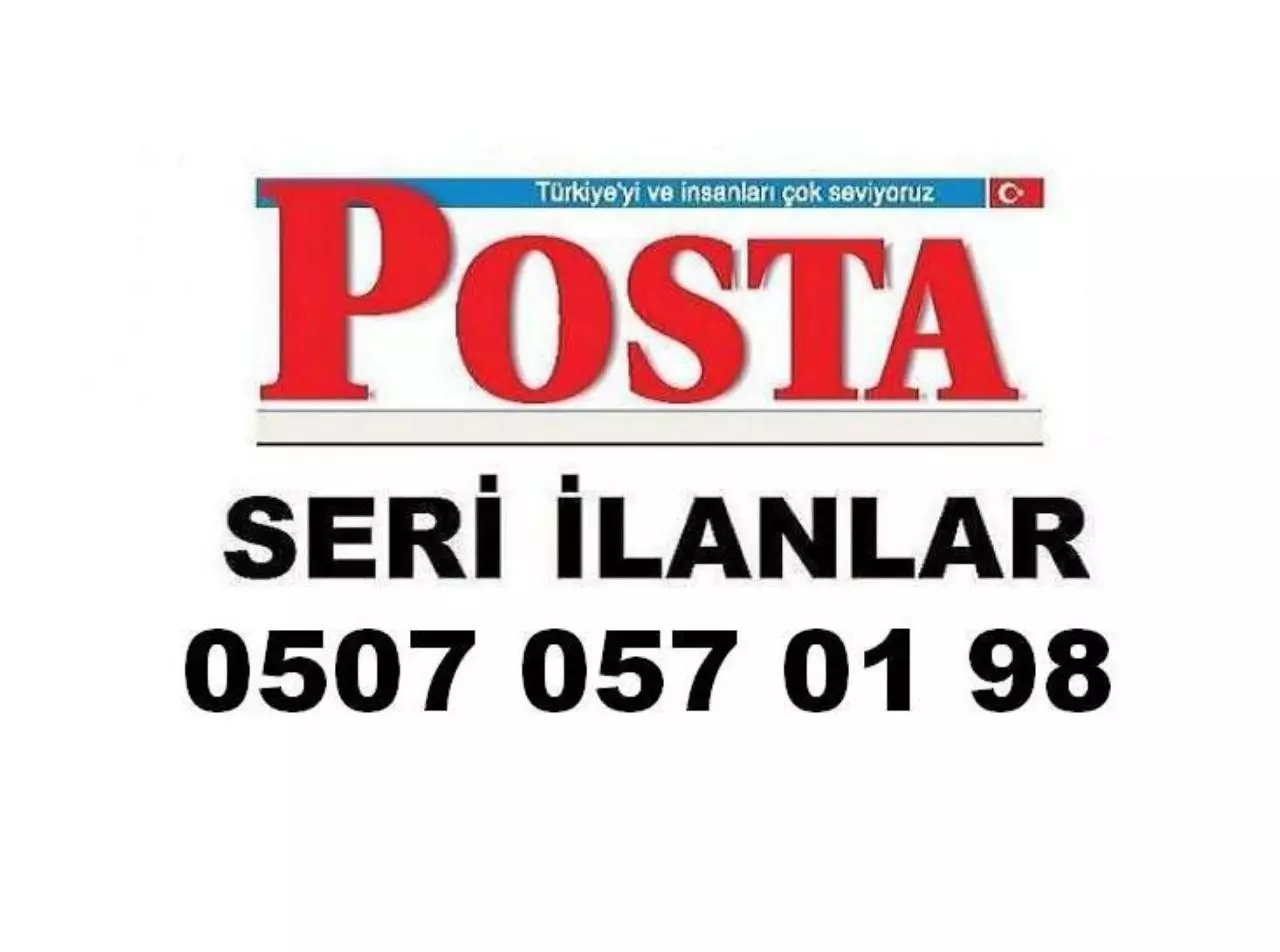 Page 1 of 1, POSTA GAZETESI ILAN VERME NUMARASI.pdf