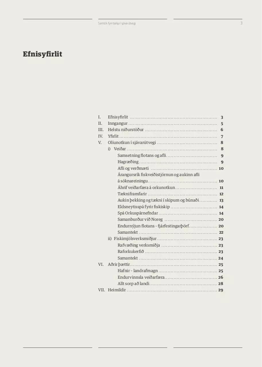 Page 3 of 32, UMHVERFISSKÝRSLA DESEMBER 2017