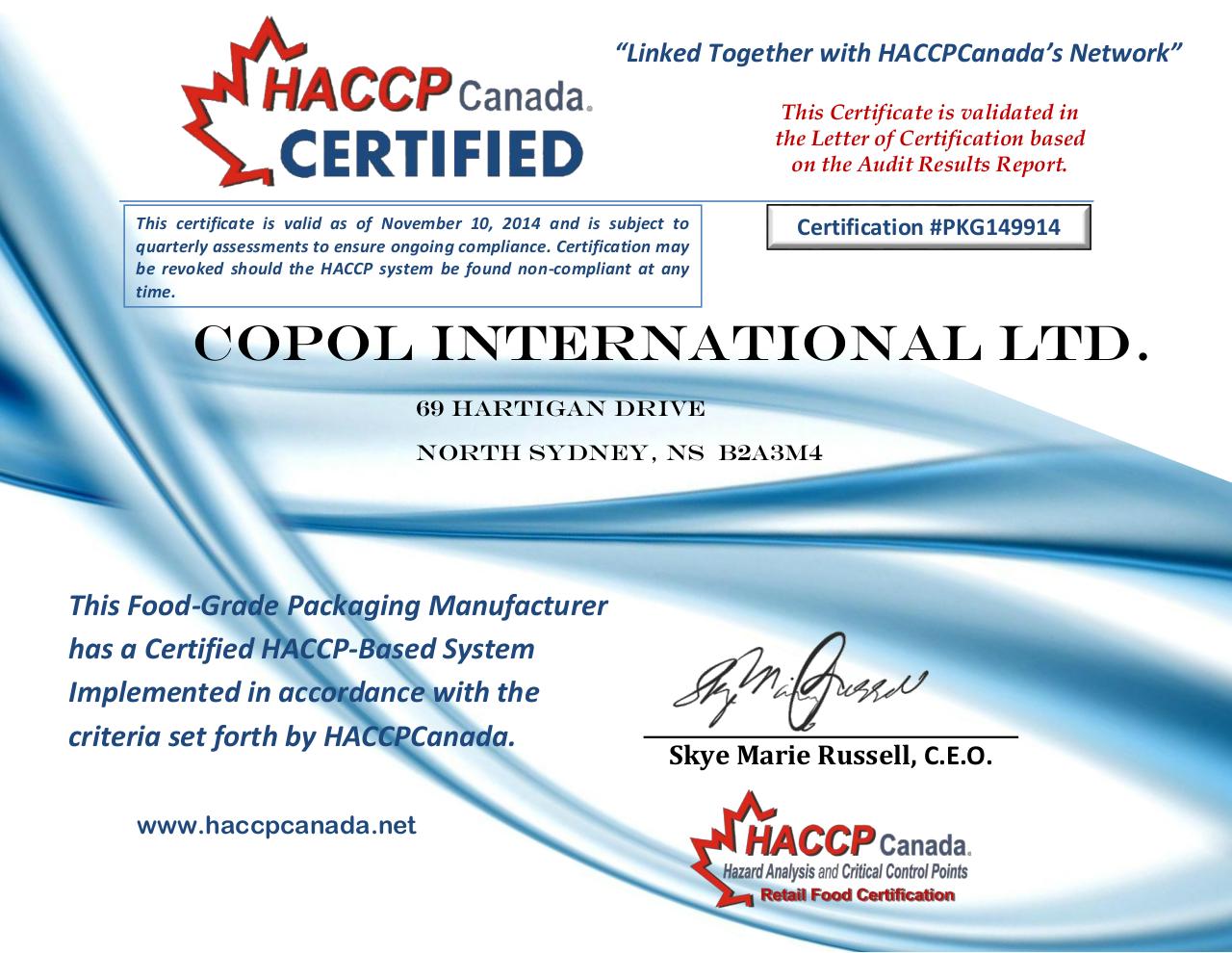 Document preview 2016-Copol-International-Ltd.-Certificate.pdf - page 1/1