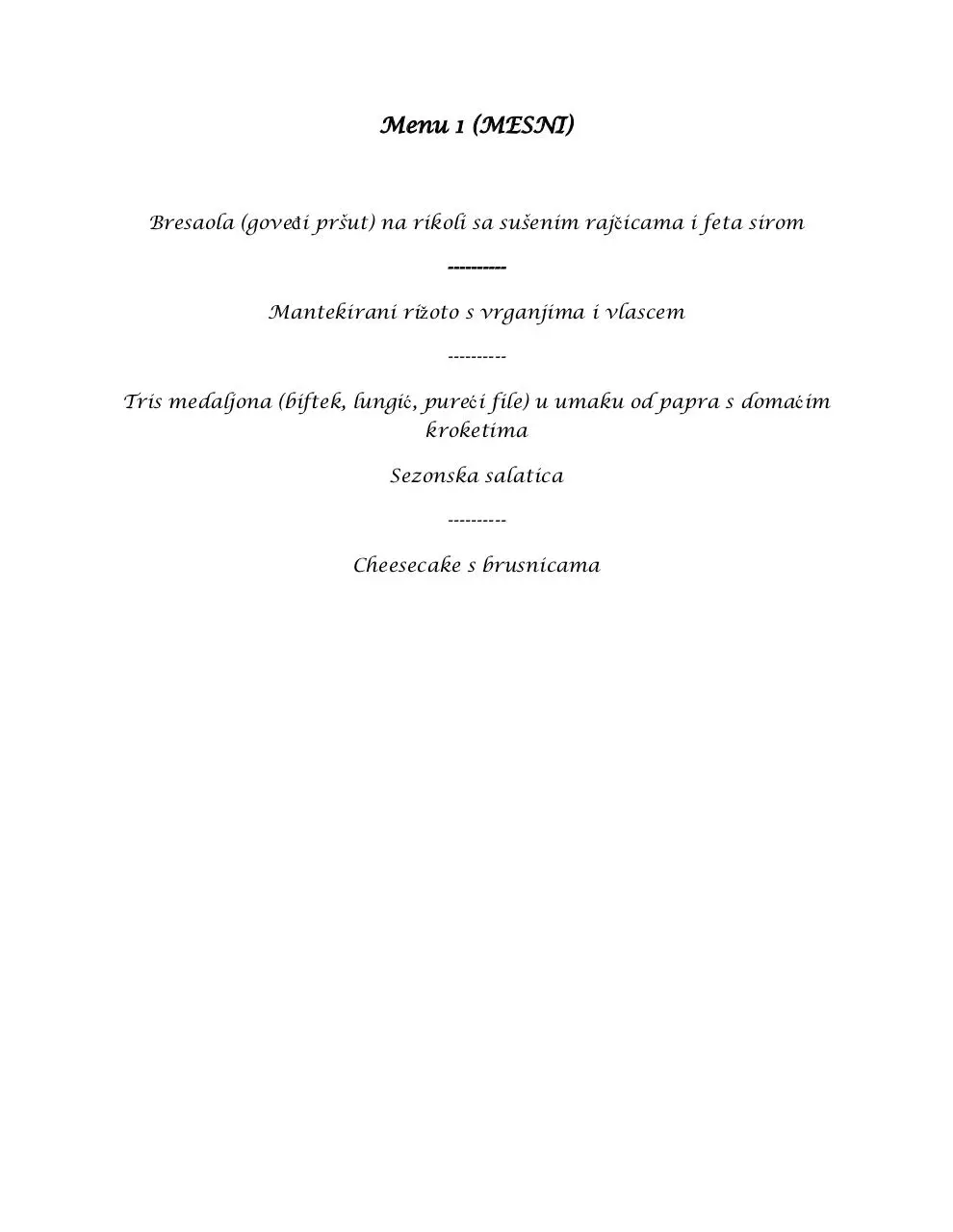 Page 1 of 1, nova godina 1 (MESNI)