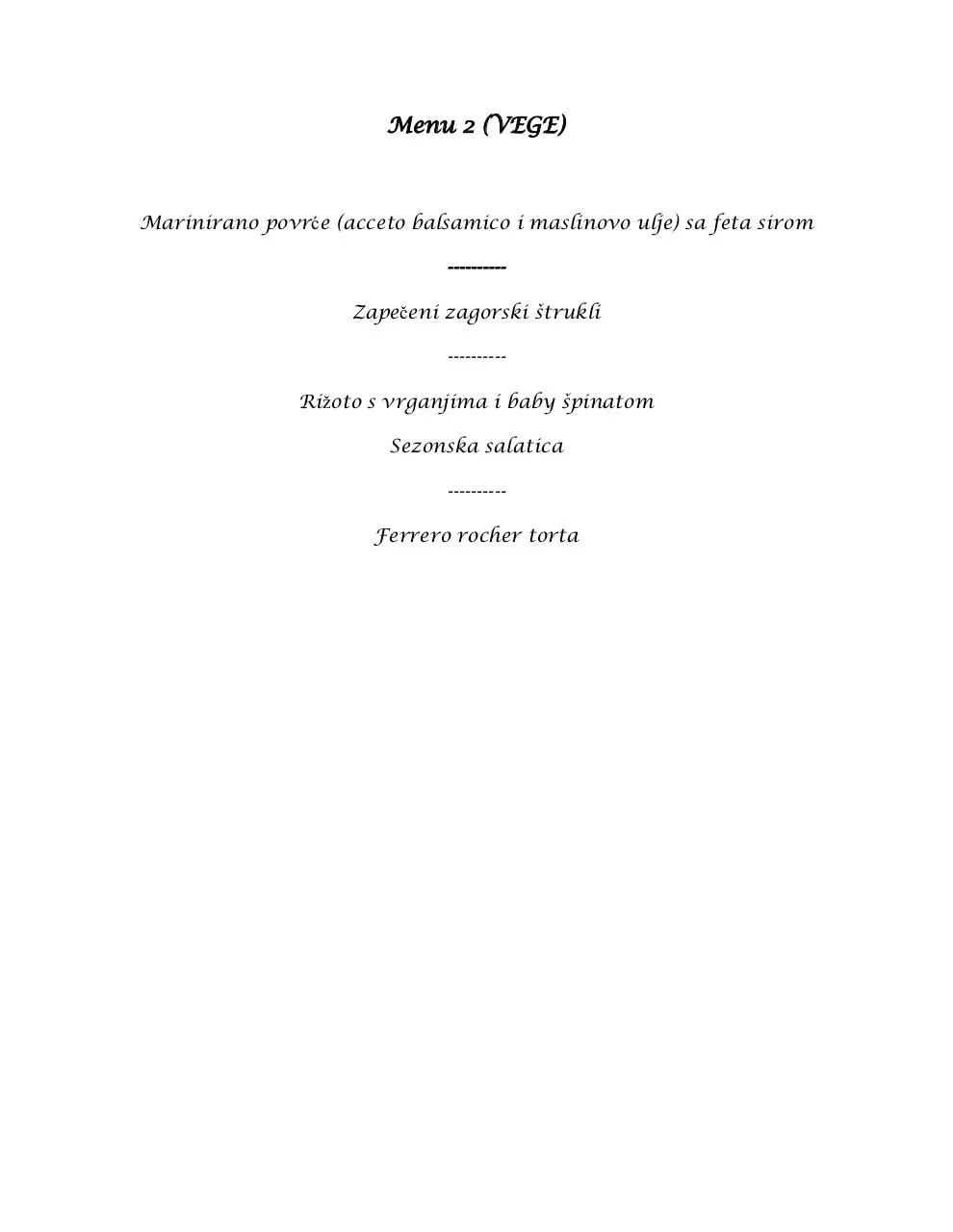 Page 1 of 1, nova godina 2 (VEGE)