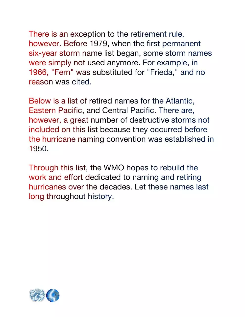 Page 4 of 130, Codex of Retired Hurricanes