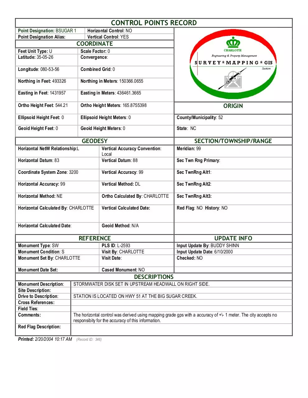 Page 1 of 1, BSUGAR 1