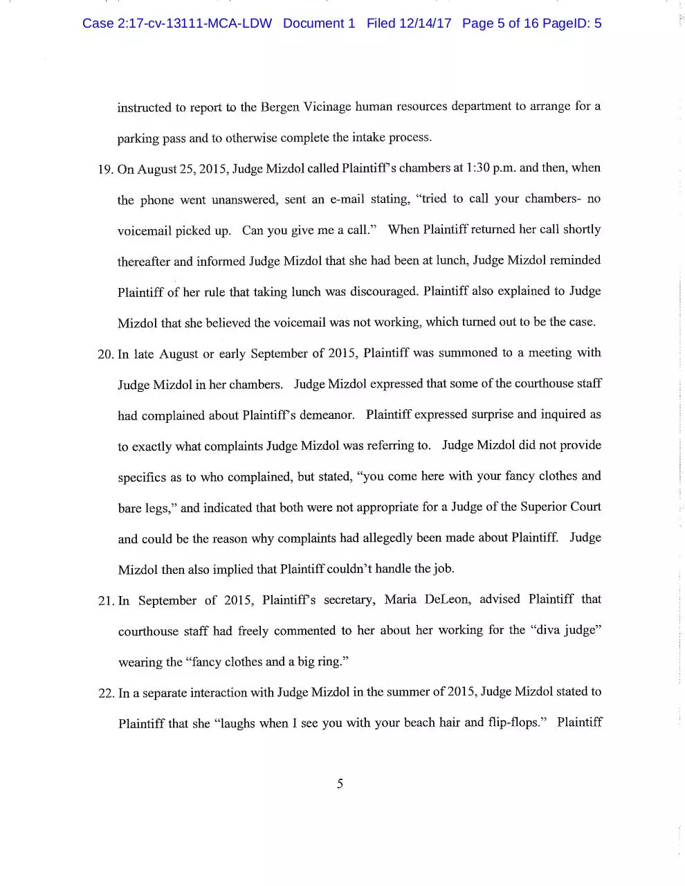 Page 5 of 16, gq complaint