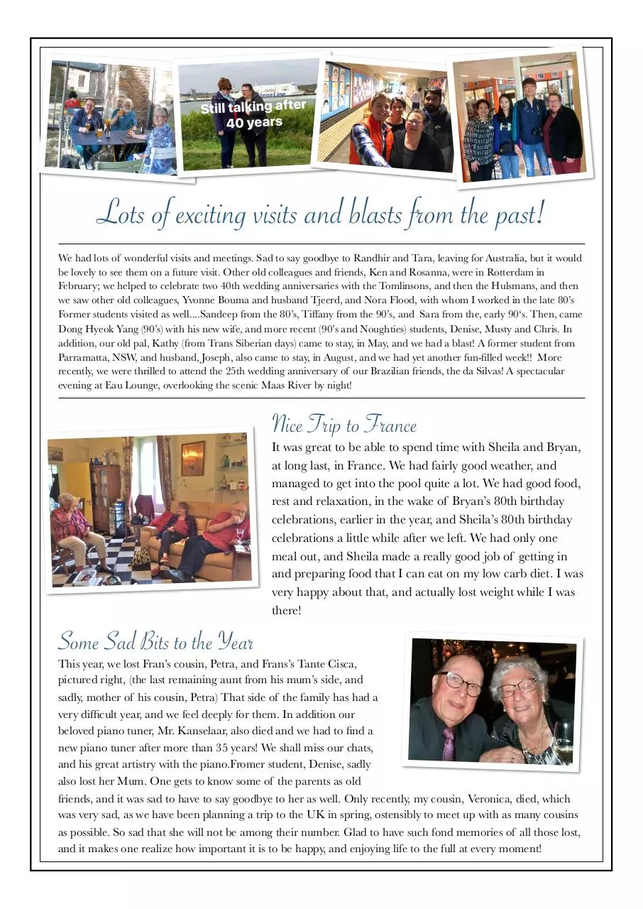 Page 2 of 2, The Boot Family Christmas Newsletter, 2017