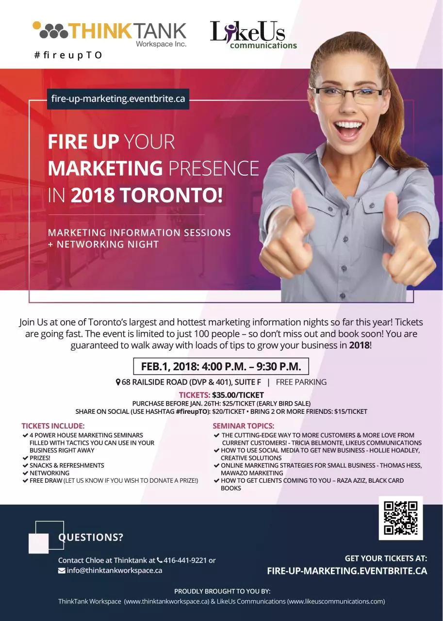 Page 1 of 1, fire up your marketing