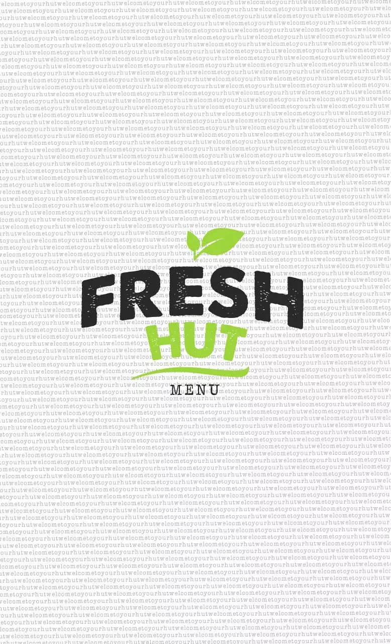 Page 1 of 4, Fresh Hut Menu