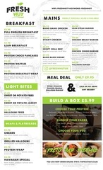 Page 2, Fresh Hut Menu