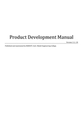 product development manual