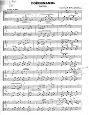 Page 1, Ignacy Feliks Dobrzyński Nocturne In G Minor Farewell