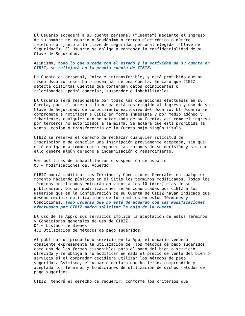 Terminos y condiciones Cibiz.pdf - page 2/8