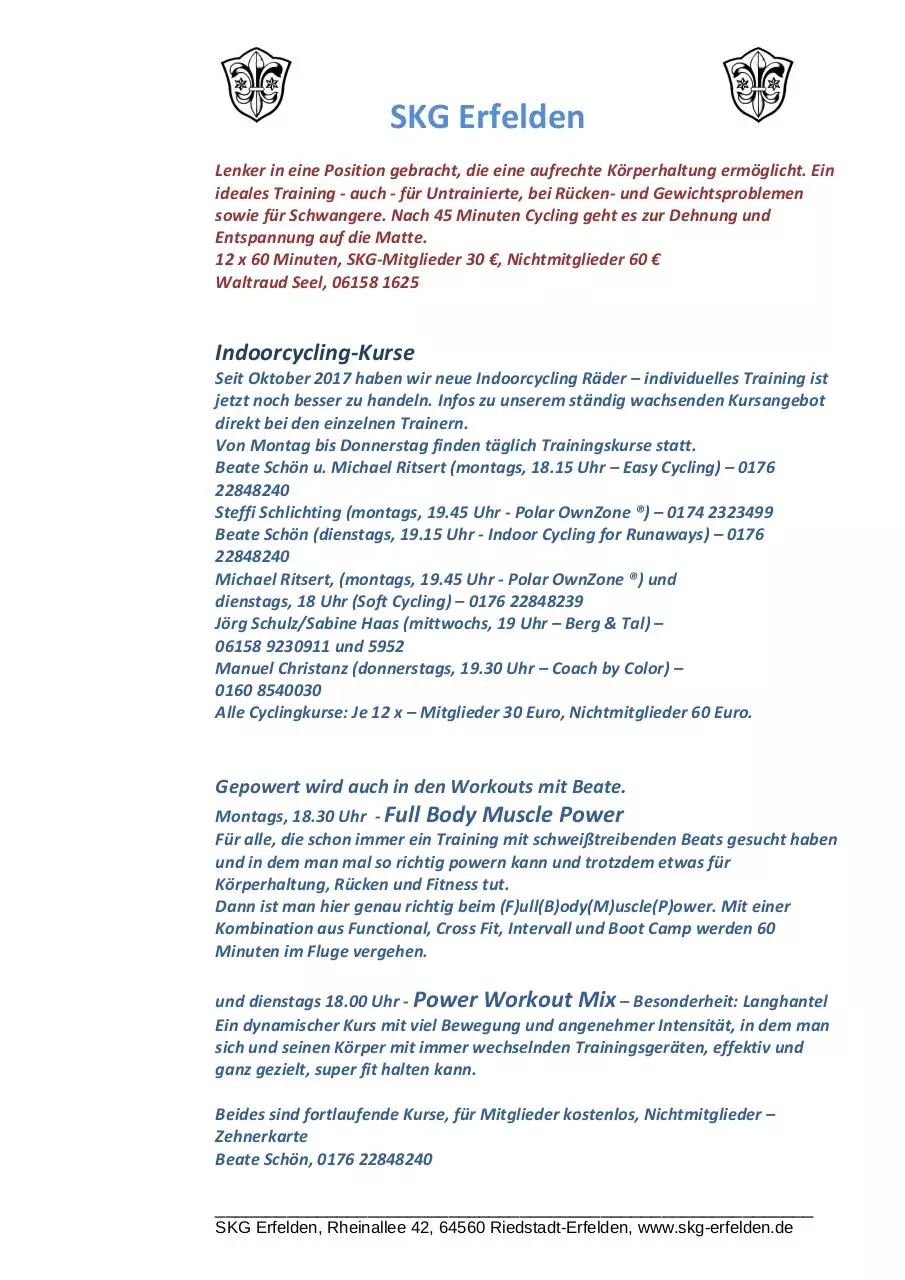 Page 3 of 5, SKG Erfelden Fitness und Gesundheitssport