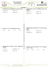 Page 1, 4) Üslü Ä°fadeler