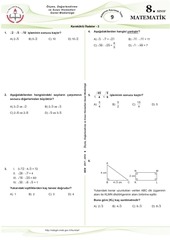 Page 1, 8) Kareköklü Ä°fadeler