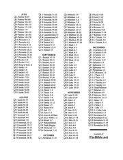 Page 2, Daily Bible Reading Schedule 2018