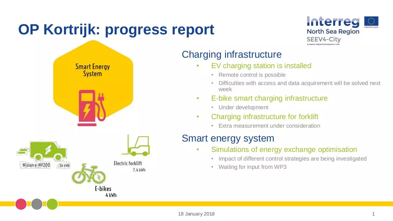 Page 1 of 1, Charging infrastructure & Smart energy system