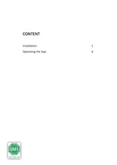 Page 2, Lion Safety App User Manual