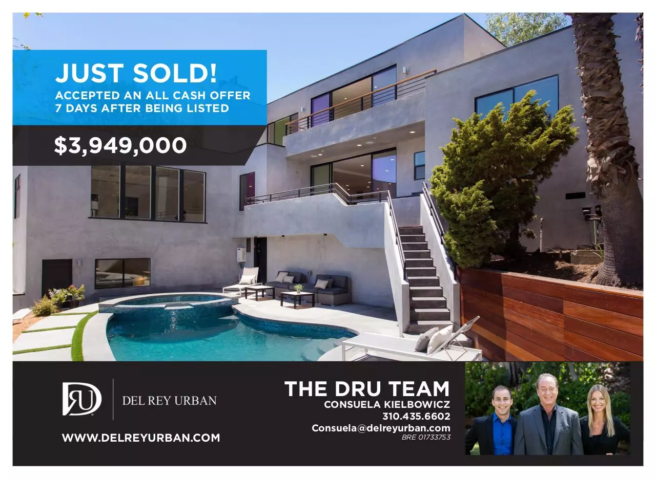 Page 1 of 2, property closing mailer