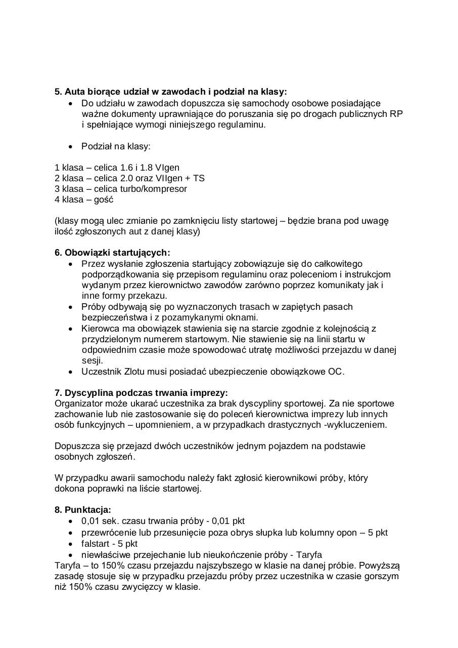 Document preview REGULAMIN LETNIEGO ZLOTU.pdf - page 3/4