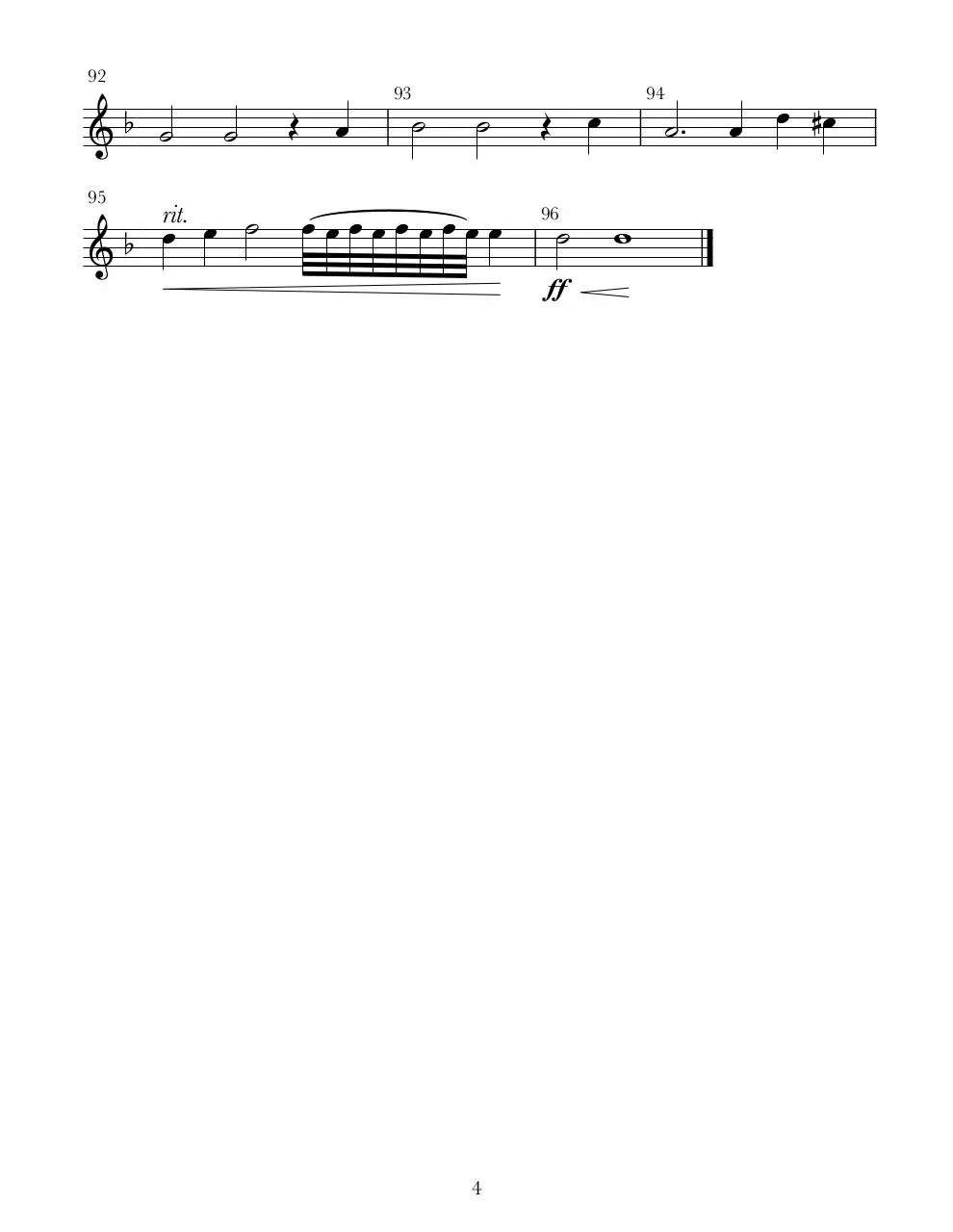 Page 4 of 20, Sarabande (parts)